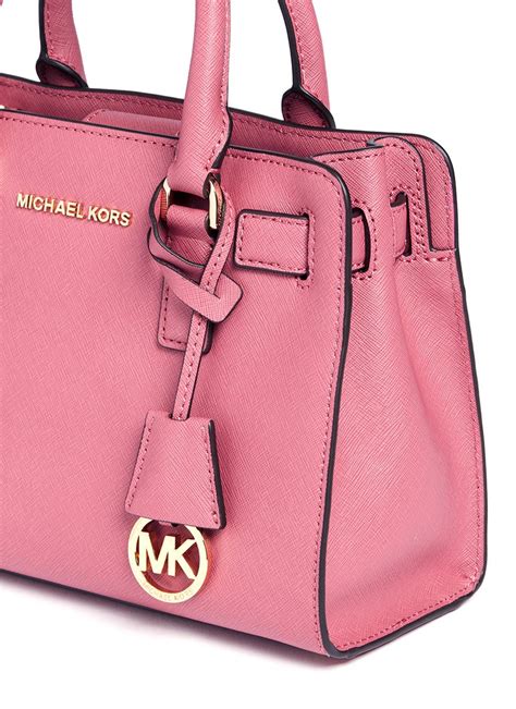 michael kors dillon satchel rose|MICHAEL Michael Kors Dillon Small Saffiano Leather Satchel.